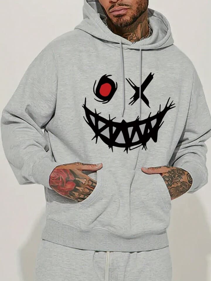 Oversize Smiley Hoodie