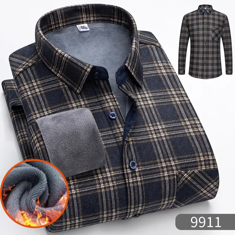 Men's Velvet Warm Coat
